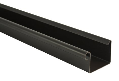 Kastenrinne aus Kunststoff Braun 3 m RG 70