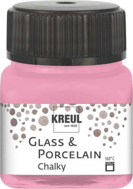 KREUL Malfarbe Glass & Porcelain Chalky Candy Rose 20 ml