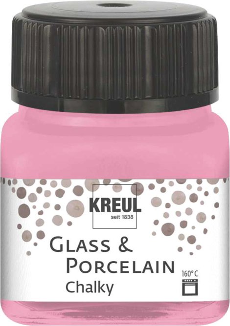 KREUL Malfarbe Glass & Porcelain Chalky Candy Rose 20 ml