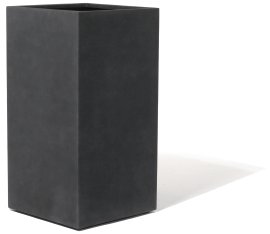Pflanzgefäß Dartford Anthrazit 44x44x85 cm
