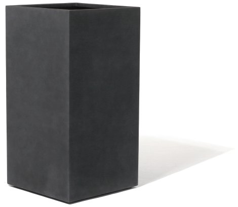 Pflanzgefäß Dartford Anthrazit 44x44x85 cm