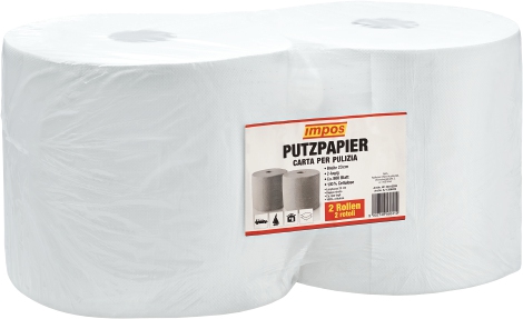 IMPOS Putzpapier 2-lagig 800 Blatt/Rolle