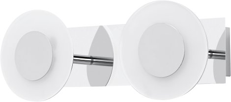 LEDVANCE WIFI SMART + OBRIS Wave LED-Bad Wandleuchte Tunable White 32x32 cm, weiß