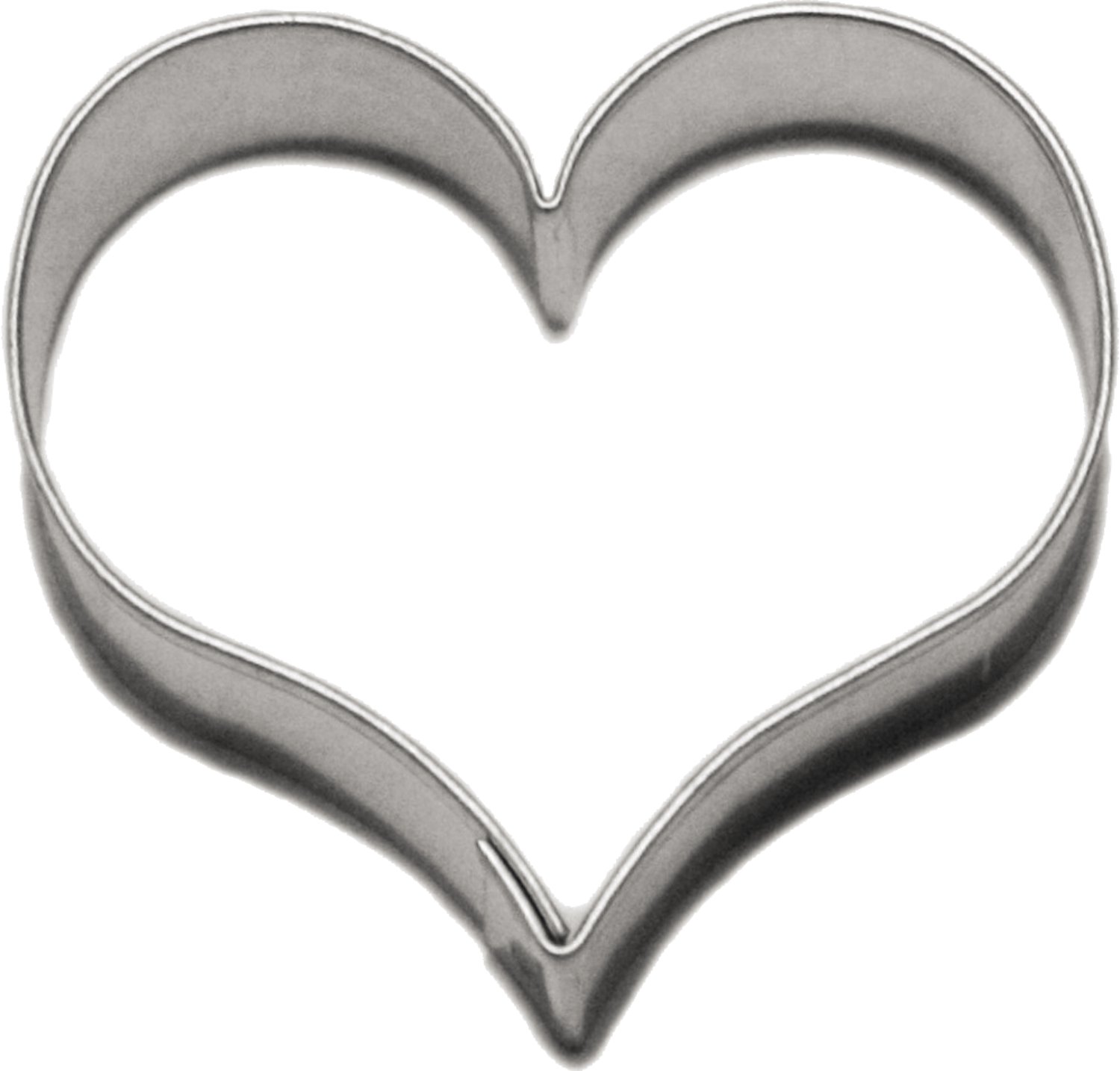 Keksausstecher Herz Edelstahl 44x37 mm