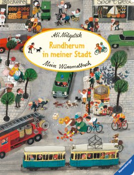 RAVENSBURGER Buch Mein Wimmelbuch Rundherum in meiner Stadt