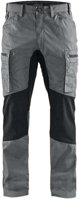 BLÅKLÄDER Service Bundhose grau/schwarz