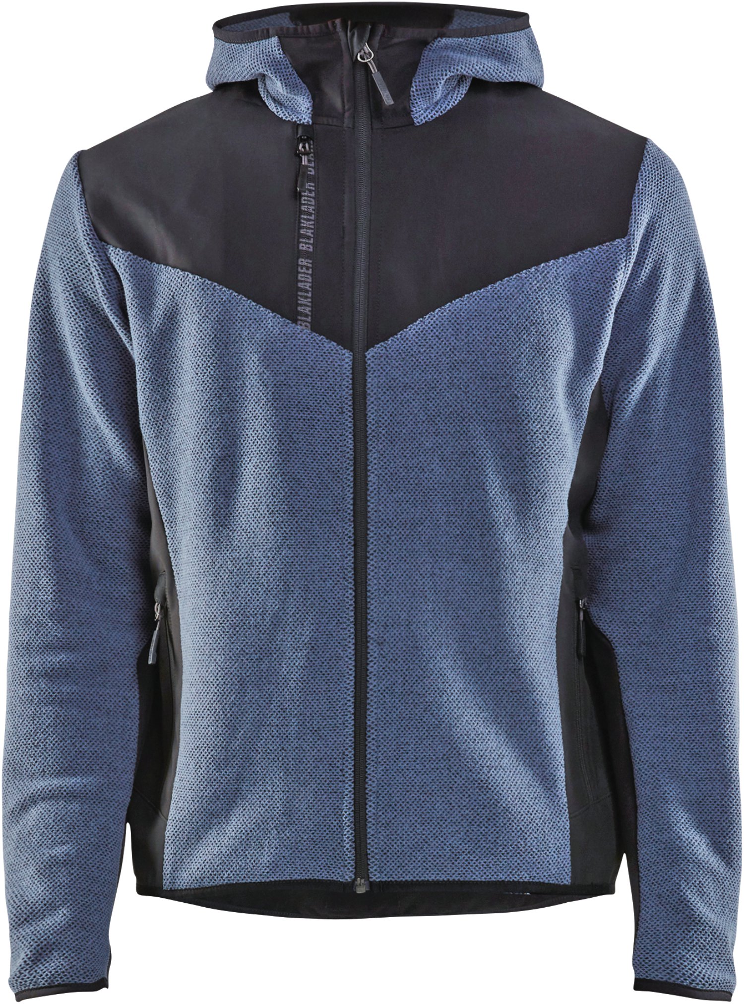 BLÅKLÄDER Softshell Strickjacke türkisblau/dunkelmarine