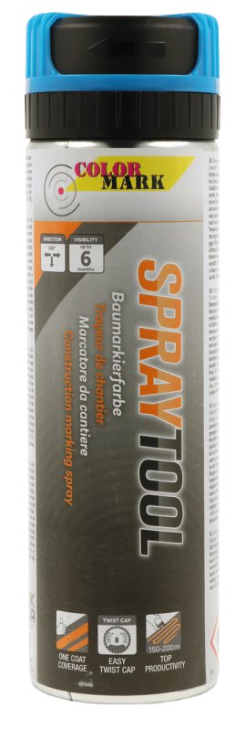 Markierspray Neonblau 500 ml
