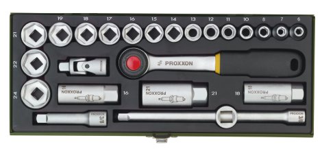 Kompakt Steckschlüßelsatz 24-tlg.