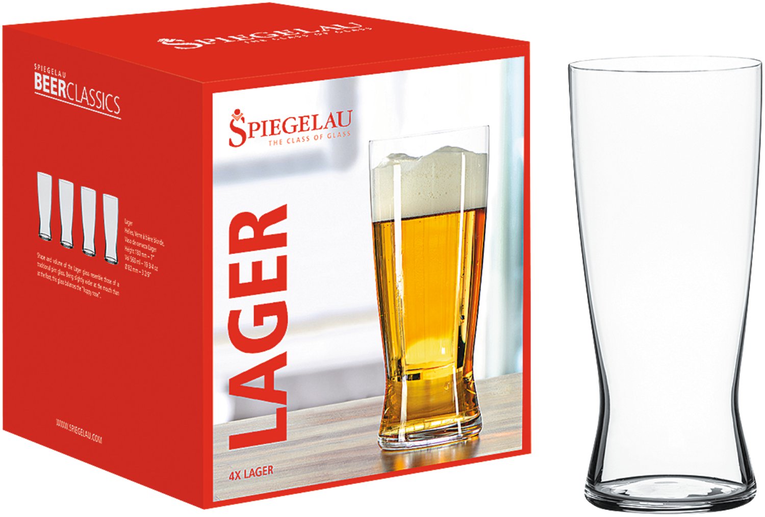 Bierglas Lager 4 Stk.