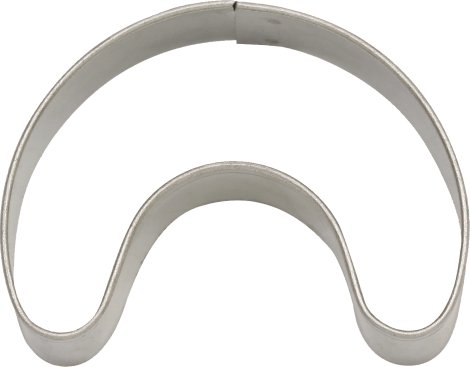 Ausstecher Kipferl Edelstahl 40x28 mm