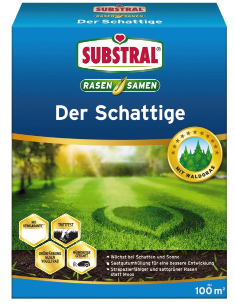 SUBSTRAL® Rasensamen - der Schattige 2 kg