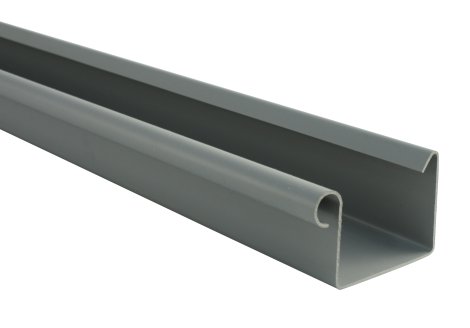 Kastenrinne aus Kunststoff Grau 2 m RG 70