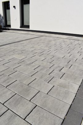 EBENSEER Kombipflaster Hydrostone Modern Silbergrau schattiert