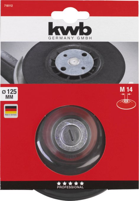 KWB Stützteller Aggresso-Flex M14 Ø 125 mm