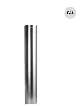 BERTRAMS Rauchrohr feueraluminiert ø 130 mm 75 cm