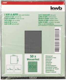 KWB Schleifbogen wasserfest K600, 1 Stk.