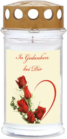 AMBROSIUS Grablicht In Gedanken bei dir 5 Tage
