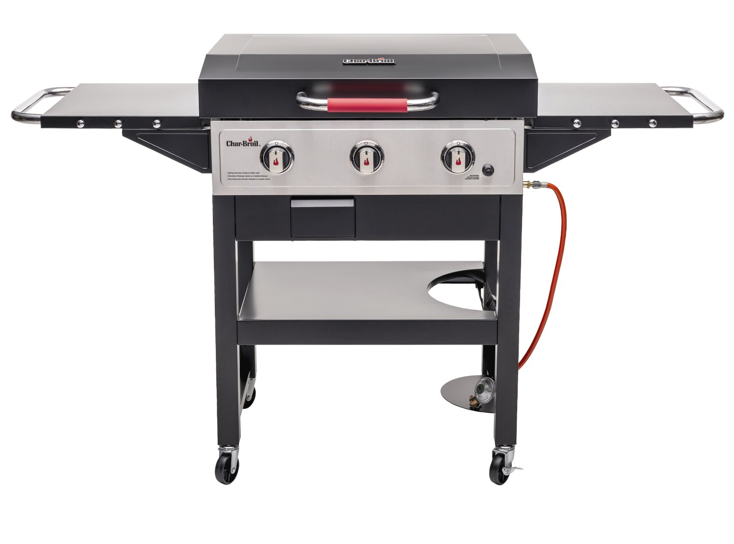 CHAR BROIL Grillplatten-Gasgrill Griddle 3400 Schwarz