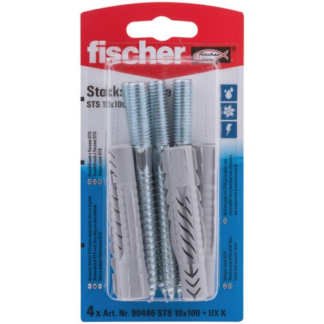 FISCHER Stockschraube STS mit Dübel UX 10x100 mm