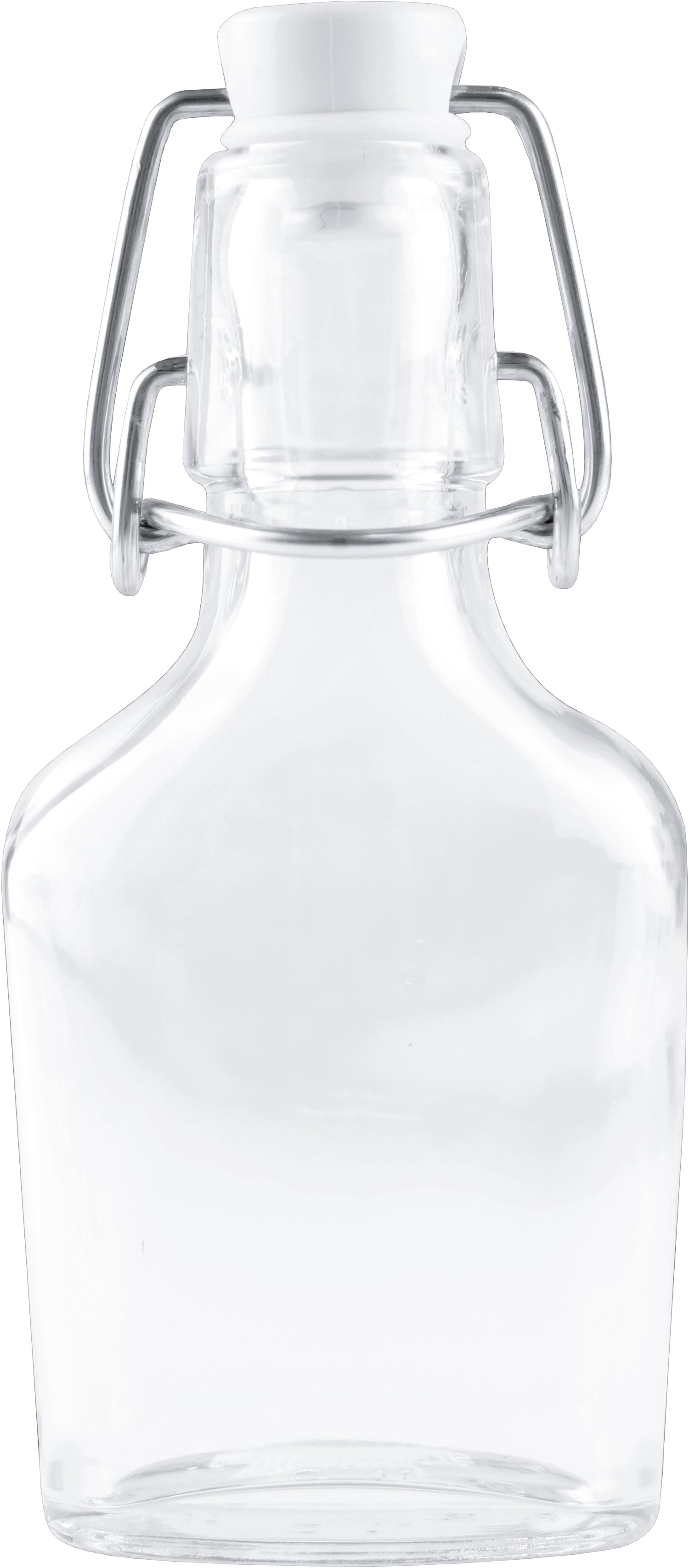 Flachmannflasche mit Bügelverschluss 100 ml