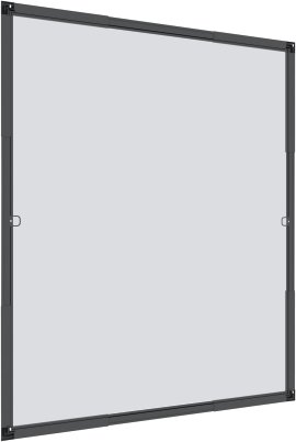 WINDHAGER Insektenschutz Rahmenfenster FLEXI-FIT Anthrazit