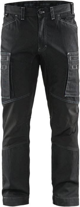 BLÅKLÄDER Service Bundhose Stretch-Denim schwarz