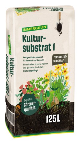 IMMERGRÜN Torfkultursubstrat 125 l