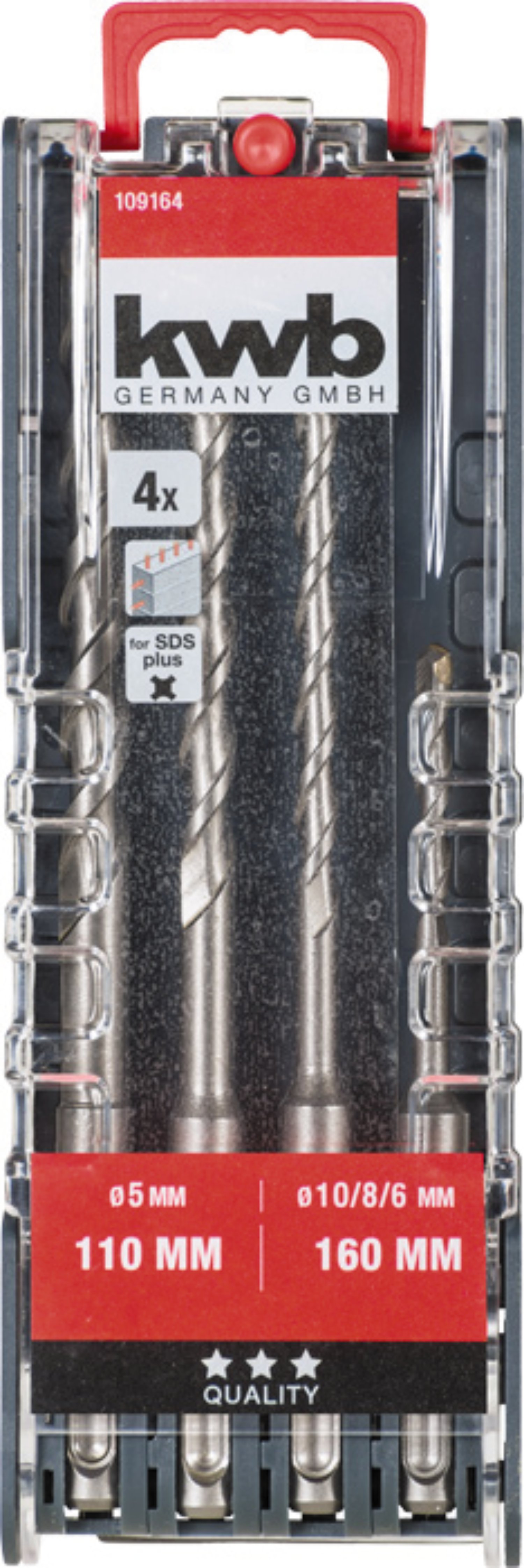 KWB Hammerbohrersatz Powerbox 4-tlg.