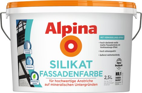 ALPINA Silikat Fassadenfarbe 2,5 l