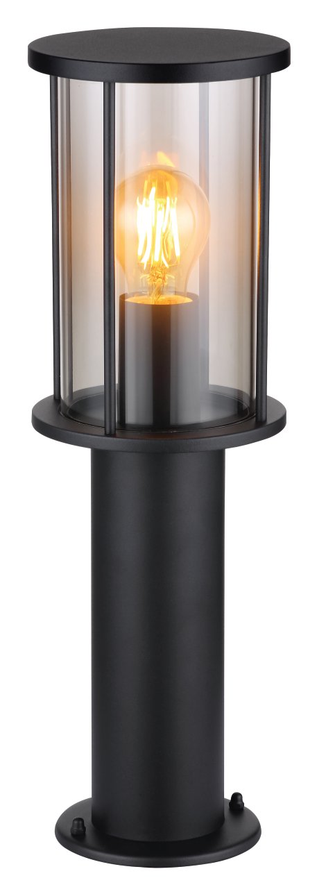 GLOBO Außenwandleuchte Gracey 60W E27 Matt-Schwarz ⌀ 14,3x45 cm (⌀xH)