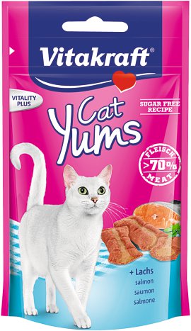 VITAKRAFT Cat Yums® Lachs & Omega 3, 40 g