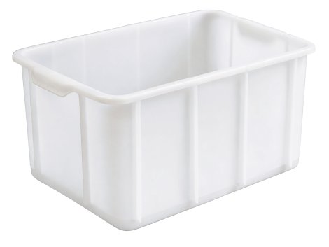 Kasten stapelbar Weiß 46 l