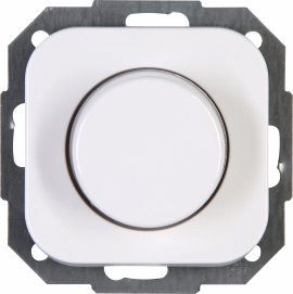 KOPP LED-Druck-Wechseldimmer Donau Artkisweiß