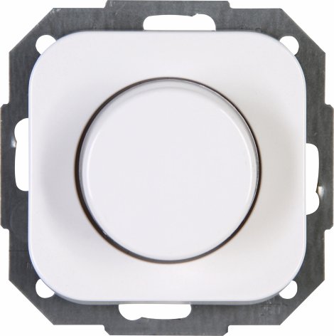 KOPP LED-Druck-Wechseldimmer Donau Artkisweiß