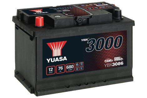 Yuasa Starterbatterie YBX3086 12V 76Ah