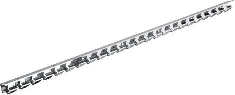 Klemm- und Pedalleiste Edelstahl 300 mm