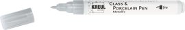 KREUL Malstift Glass & Porcelain Metallic fine Silber
