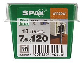 SPAX Rahmenanker Wirox 7,5x120 18 Stk.