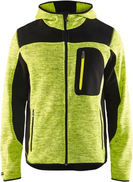 BLÅKLÄDER Strickjacke gelb/schwarz M