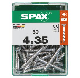 SPAX Schraube Senkkopf TRX 4,0x35 mm M 50 Stk.