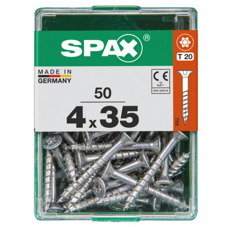 SPAX Schraube Senkkopf TRX 4,0x35 mm M 50 Stk.