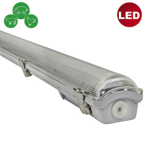 E2 LED-Feuchtraum-Wannenleuchten Classic Farm L IP69