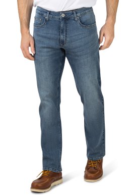 HERO Herren Jeans Straight Denver Vintage Blau