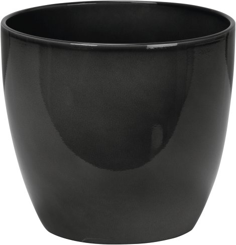 SCHEURICH Übertopf Glas Grau 33 cm