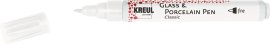KREUL Malstift Glass & Porcelain Classic fine Weiß