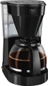 MELITTA Filterkaffeemaschine Easy II mit Glaskanne Schwarz