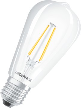 LEDVANCE Wifi-SMART+LED-Lampe E27, dimmbar (EX 60W) 6W/2700K, warmweiß/klar