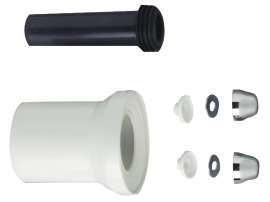 CORNAT WC-Anschlussgarnitur 90 / 180 mm