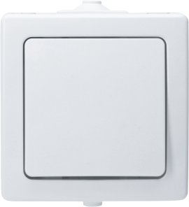 KOPP AP-FR Aus-/Wechselschalter Nautic Arktisweiß